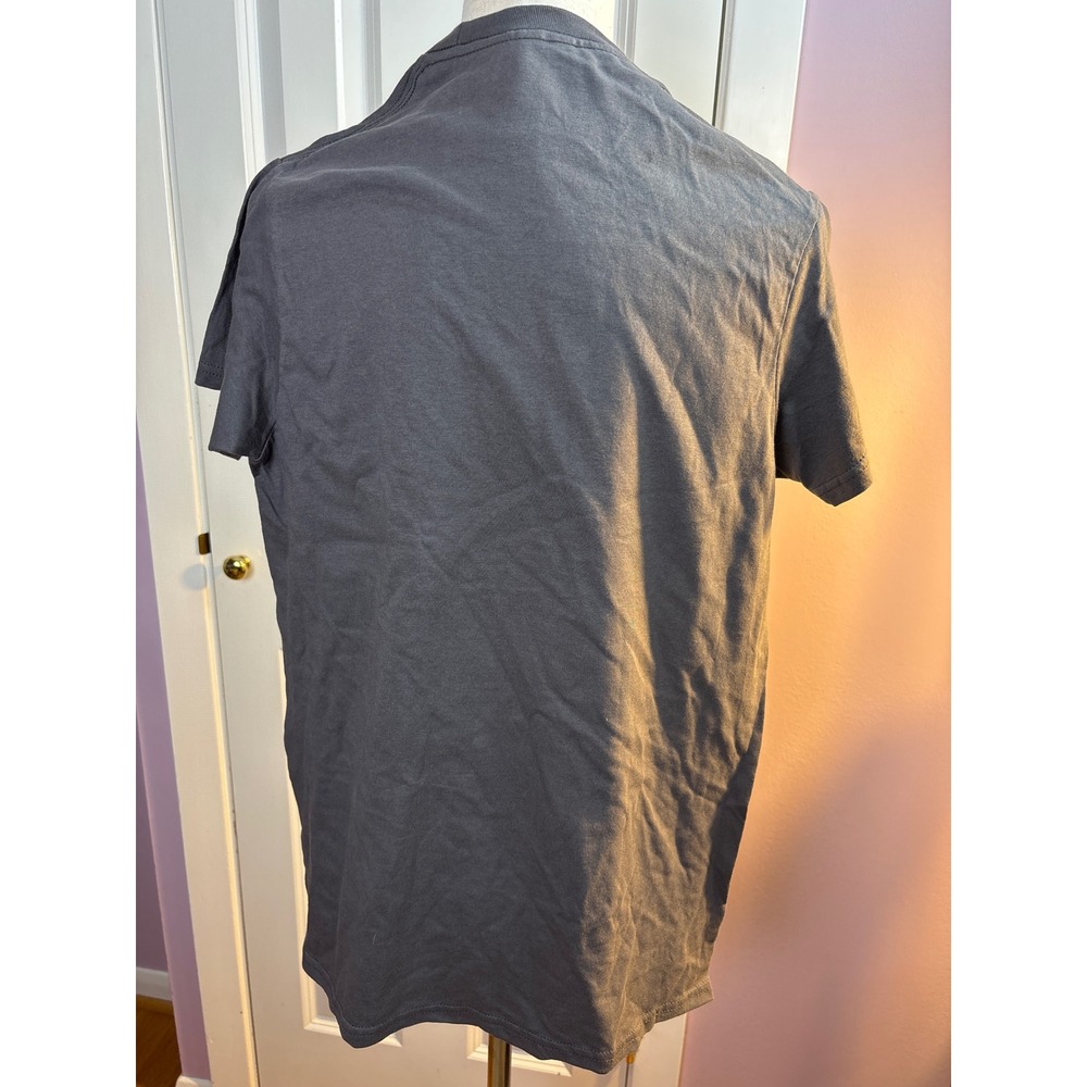 Led Zeppelin US Tour 1975 Graphic Tee Charcoal Gray Shirt TSM66NWLEDTA01 Mens M - Picture 4 of 5